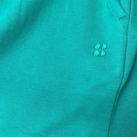 Sweaty Betty NWT After Class High Waisted Shorts, Green, Pockets - Picture 8 of 12